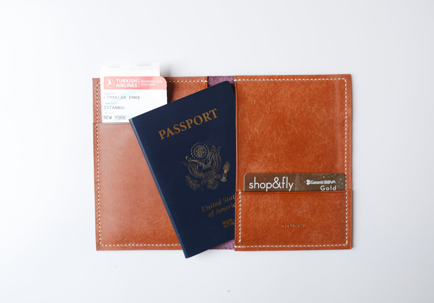 Kişiselleştirilmiş Pasaport Cüzdanları - Model 2